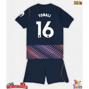 Tottenham Hotspur Sandro Tonali #16 Replica Away Stadium Kit for Kids 2026-27 Short Sleeve (+ pants)